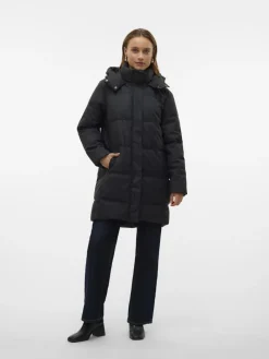VMGRETAKYLIE COATED COAT NOOS black