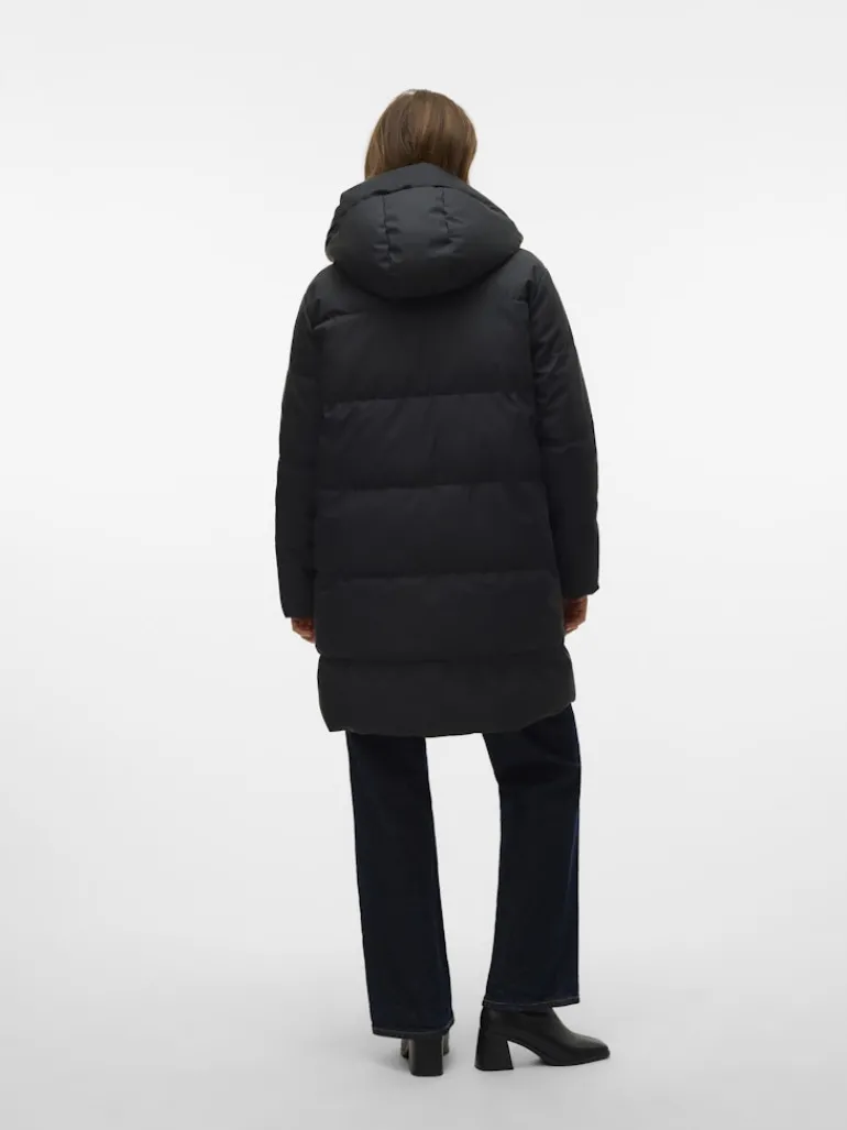 VMGRETAKYLIE COATED COAT NOOS black