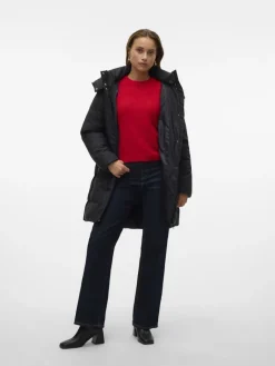 VMGRETAKYLIE COATED COAT NOOS black