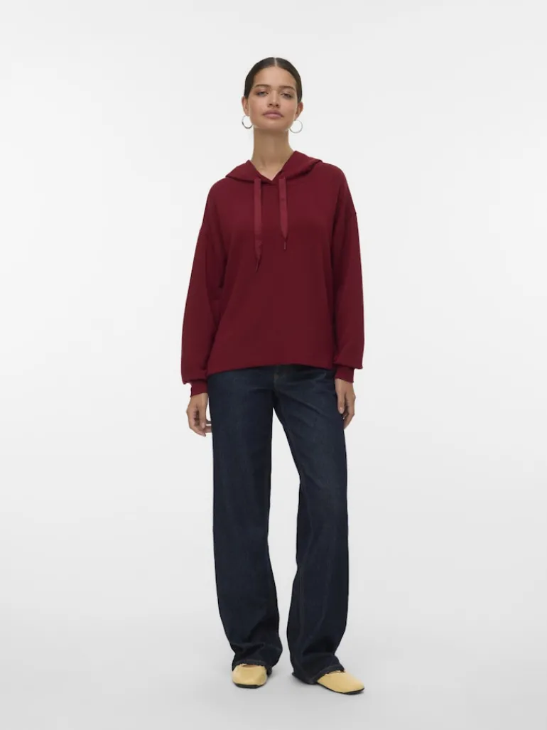 VMHALI LS HOODIE JRS GA BOO syrah