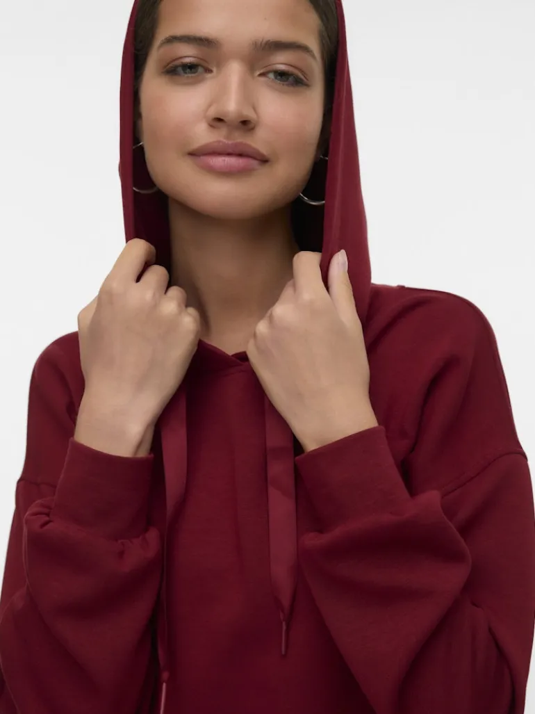 VMHALI LS HOODIE JRS GA BOO syrah