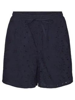 VMHAY HW EMB SHORTS WVN SPE navy blazer
