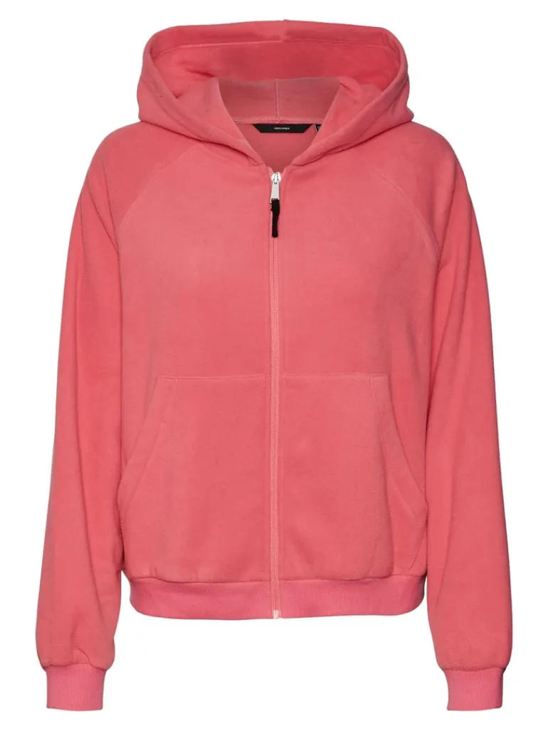 VMILSA LS ZIP HOODIE JRS BF hot pink