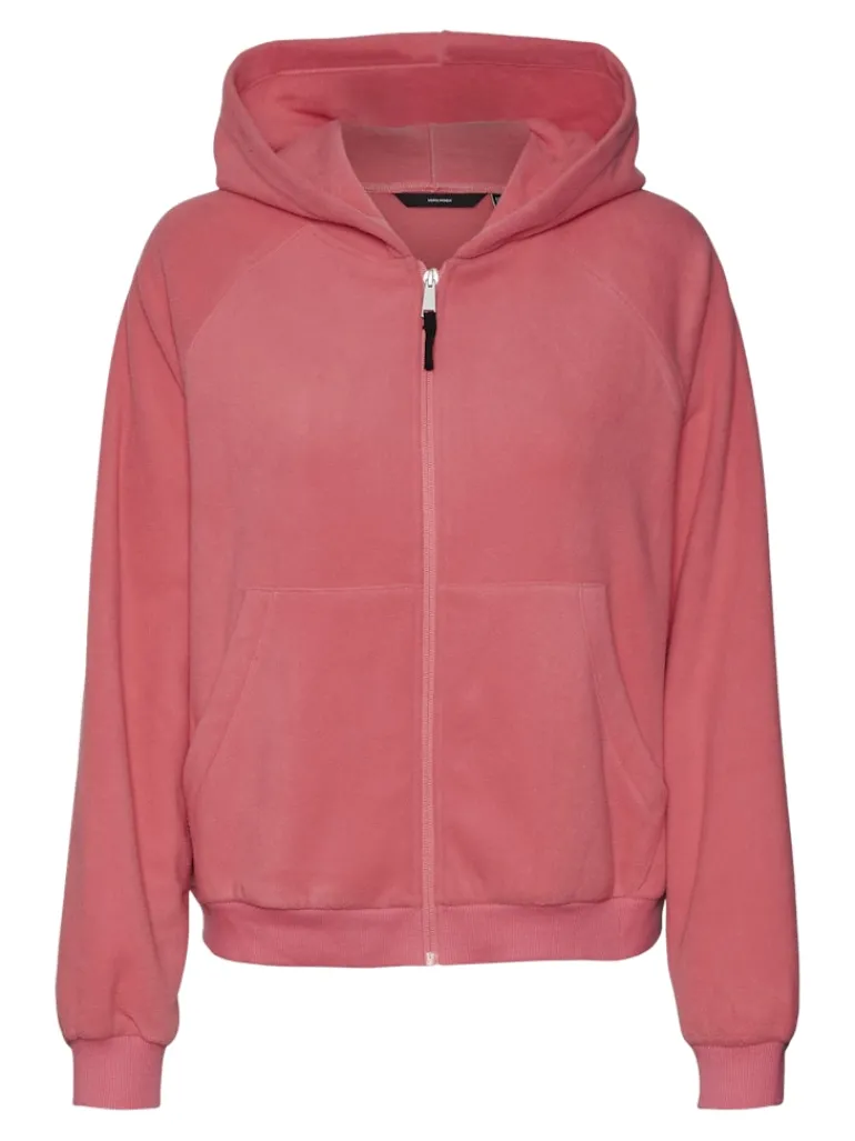 VMILSA LS ZIP HOODIE JRS BF hot pink