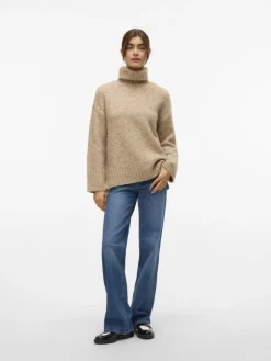 VMINGRID LS ROLL NECK PULLOVER NOOS silver mink
