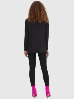 VMIRIS LS OVERSIZE TEE NOOS black