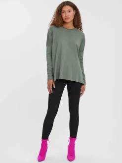 VMIRIS LS OVERSIZE TEE NOOS laurel wreath