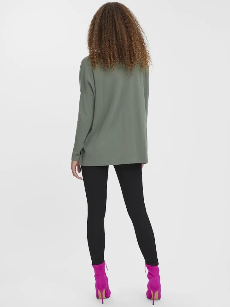 VMIRIS LS OVERSIZE TEE NOOS laurel wreath