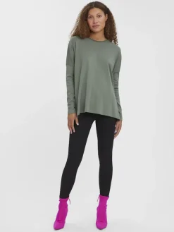 VMIRIS LS OVERSIZE TEE NOOS laurel wreath