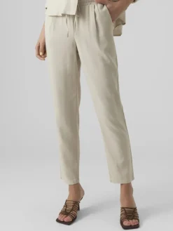 VMJESMILO MW ANKLE PANTS WVN NOOS silver lining1