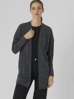 VMKATIE LS CARDIGAN JRS NOOS medium grey melange