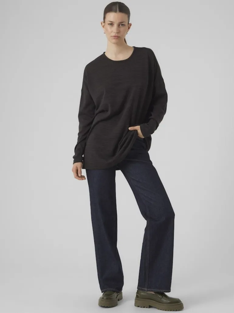 VMKATIE LS LONG TOP JRS NOOS black
