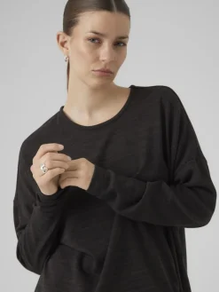 VMKATIE LS LONG TOP JRS NOOS black