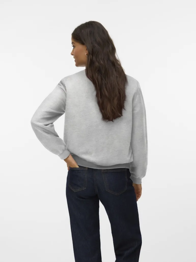 VMKIMIKO LS SHORT JERSEY BOMBER NOOS light grey melange