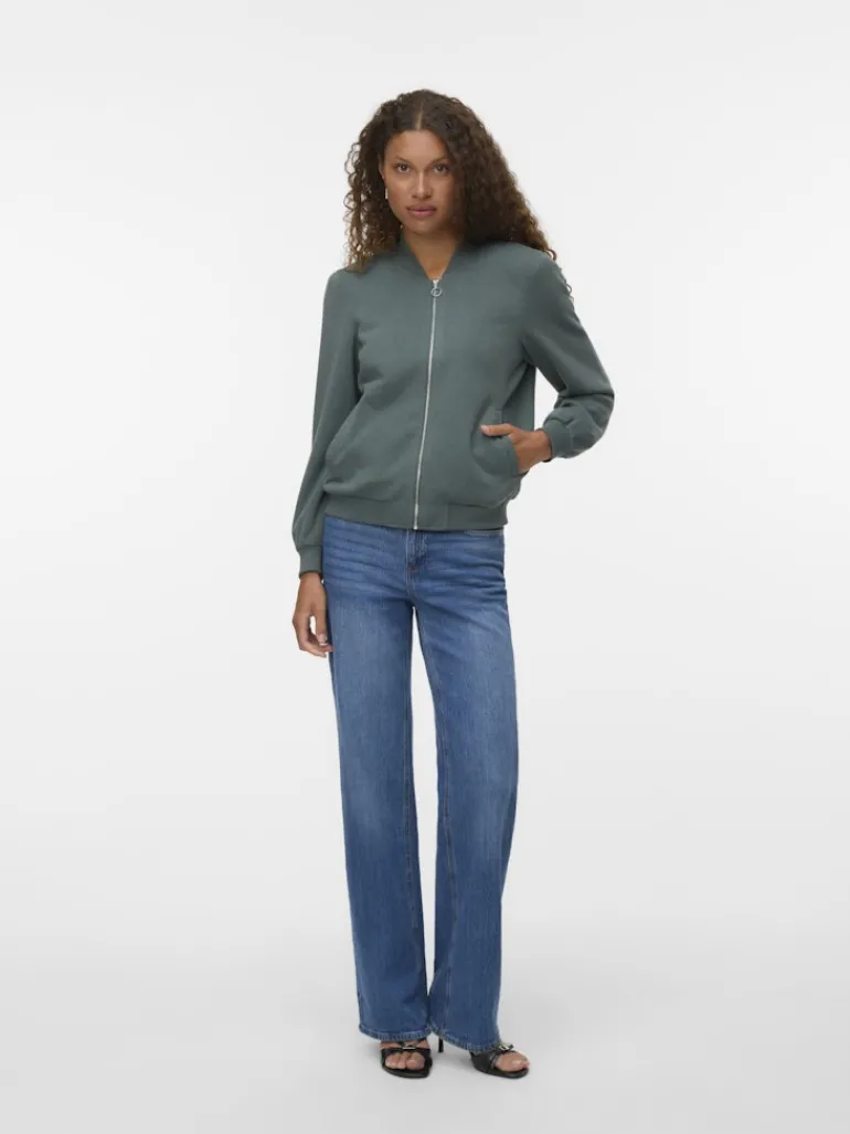 VMKIMIKO LS SHORT JERSEY BOMBER NOOS balsam green