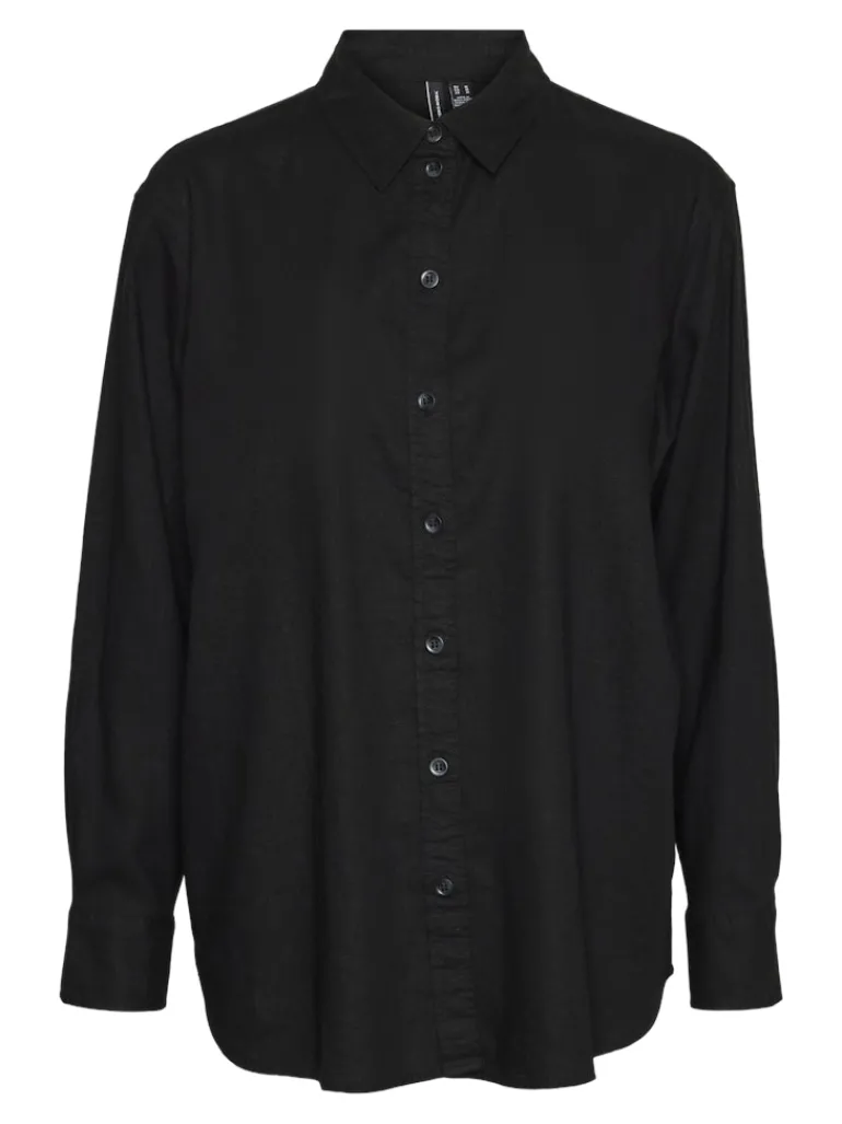 VMLINN LS SHIRT WVN NOOS black