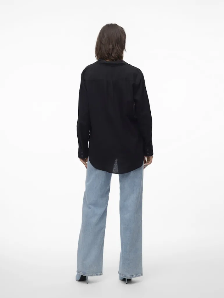 VMLINN LS SHIRT WVN NOOS black