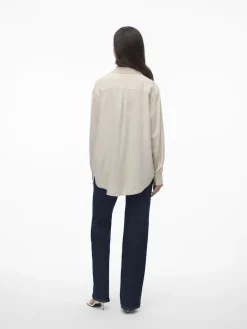 VMLINN LS SHIRT WVN NOOS moonbeam