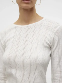 VMLISA POINTELLE LS TOP JRS NOOS snow white