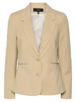 VMLUCCA LS SLIM JERSEY BLAZER NOOS irish cream
