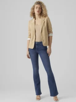 VMLUCCA LS SLIM JERSEY BLAZER NOOS irish cream