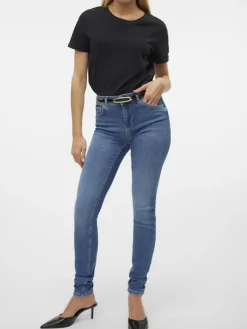VMLUX MR SLIM JEANS RI310 NOOS medium blue denim
