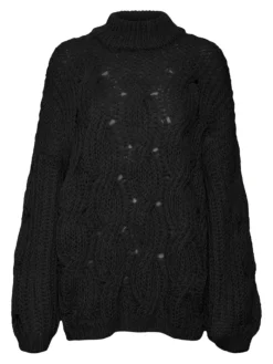VMMADDY LS HIGHNECK PULLOVER GA black