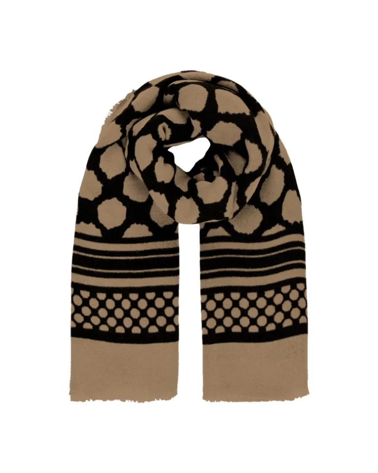 VMMALINA SQUARE SCARF tan
