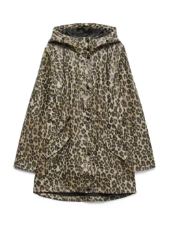 VMMALOU COATED PRINTED JACKET NOOS irish cream