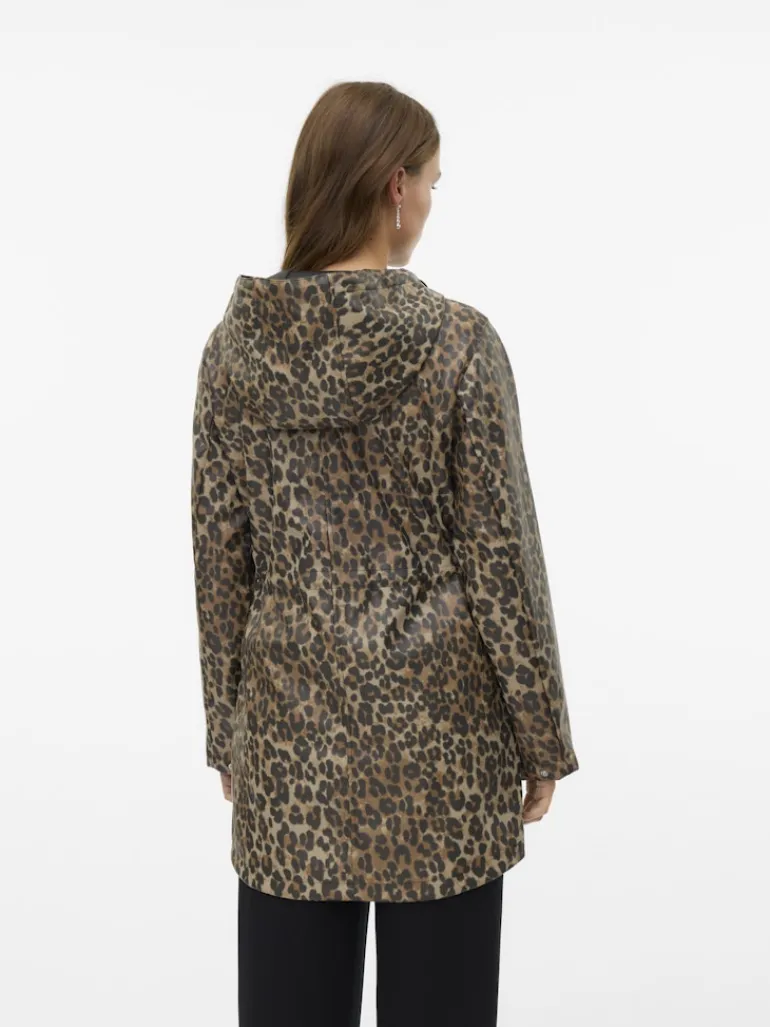VMMALOU COATED PRINTED JACKET NOOS irish cream