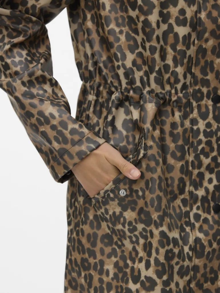 VMMALOU COATED PRINTED JACKET NOOS irish cream