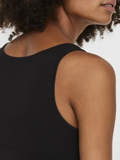VMMAXI MY SOFT LONG TANK TOP NOOS black