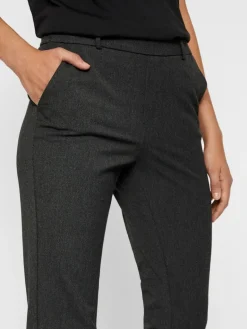 VMMAYA MW LOOSE SOLID PANT NOOS dark grey melange