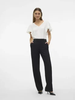 VMMAYA MW STRAIGHT SOLID PANT NOOS black