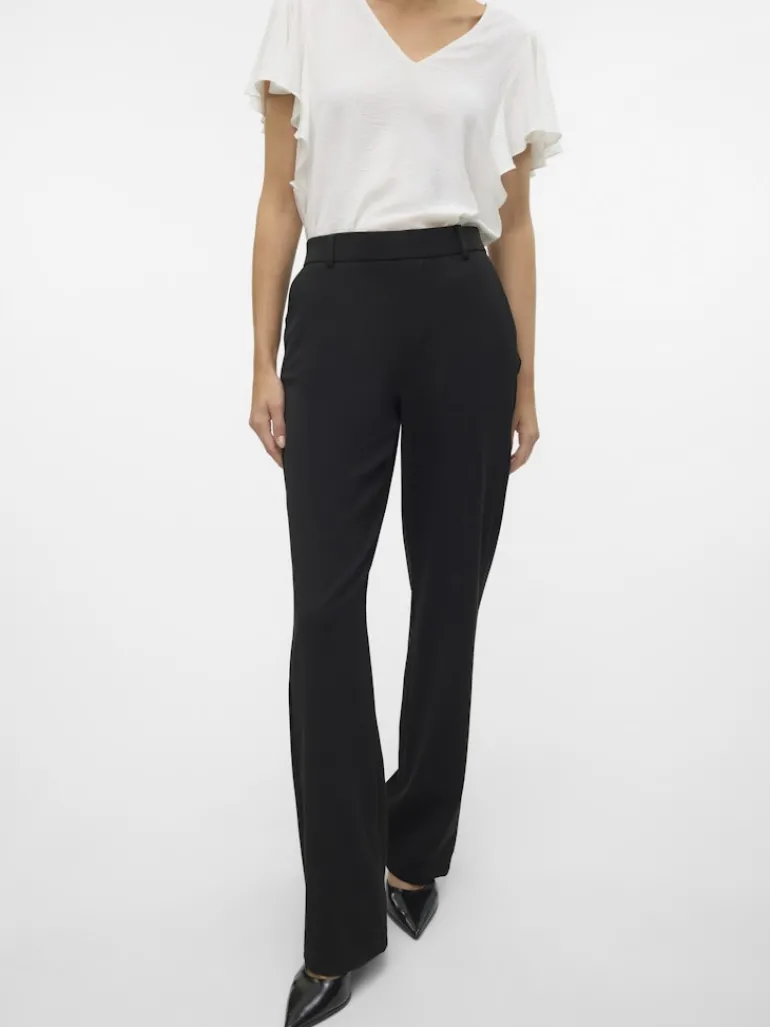 VMMAYA MW STRAIGHT SOLID PANT NOOS black