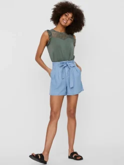 VMMIA HR LOOSE SUMMER SHORTS GA NOOS light blue denim