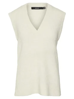 VMMILI SL V-NECK VEST GA BOO birch