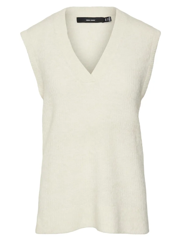 VMMILI SL V-NECK VEST GA BOO birch