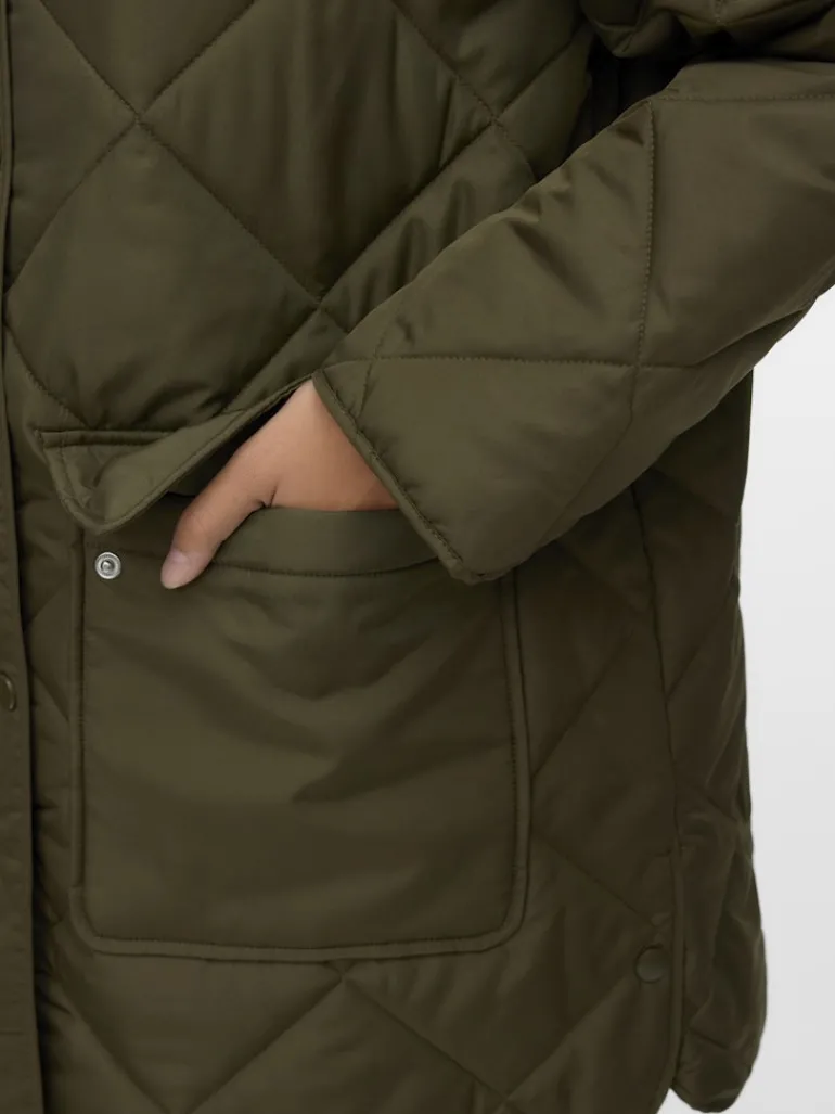 VMMILLIE TESSA COAT grape leaf