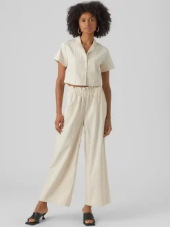 VMMINASAIY HR WIDE PANT oatmeal