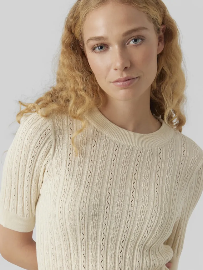 VMMORENA 2/4 O-NECK PULLOVER GA BOO birch