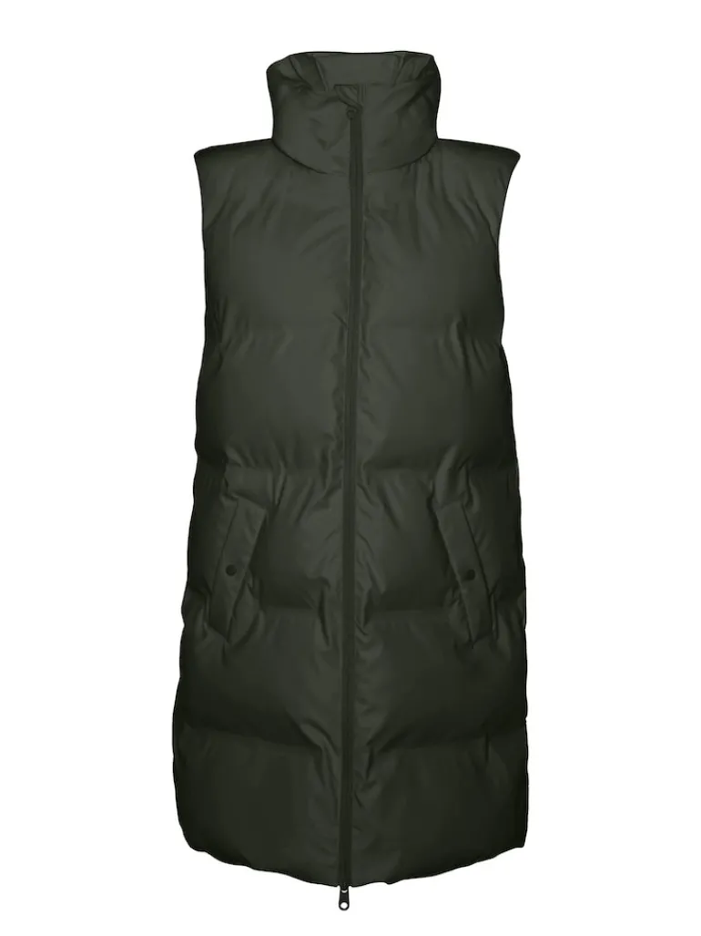 VMNOE COATED WAISTCOAT BOOS peat