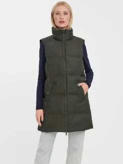 VMNOE COATED WAISTCOAT BOOS peat