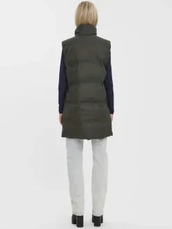VMNOE COATED WAISTCOAT BOOS peat