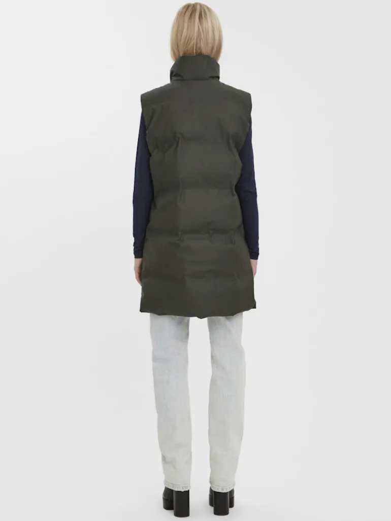 VMNOE COATED WAISTCOAT BOOS peat