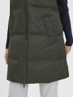 VMNOE COATED WAISTCOAT BOOS peat