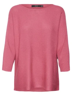 VMNORA 3/4 BOATNECK BLOUSE NOOS raspberry sorbet