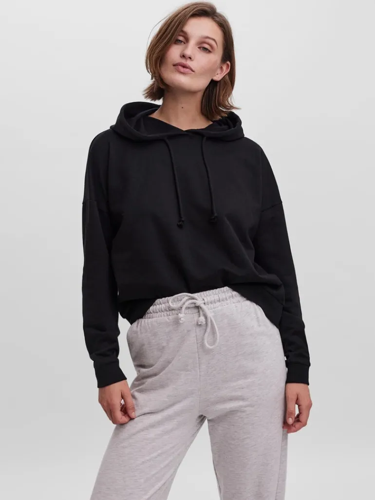 VMOCTAVIA LS HOODIE NOOS black