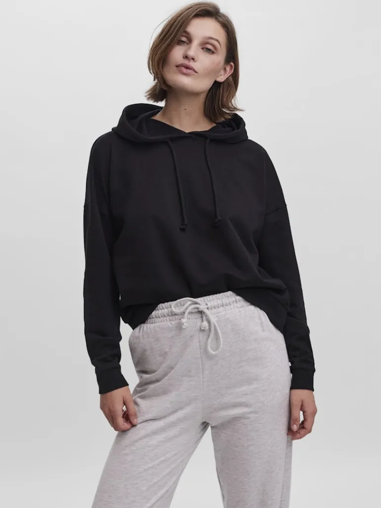 VMOCTAVIA LS HOODIE NOOS black
