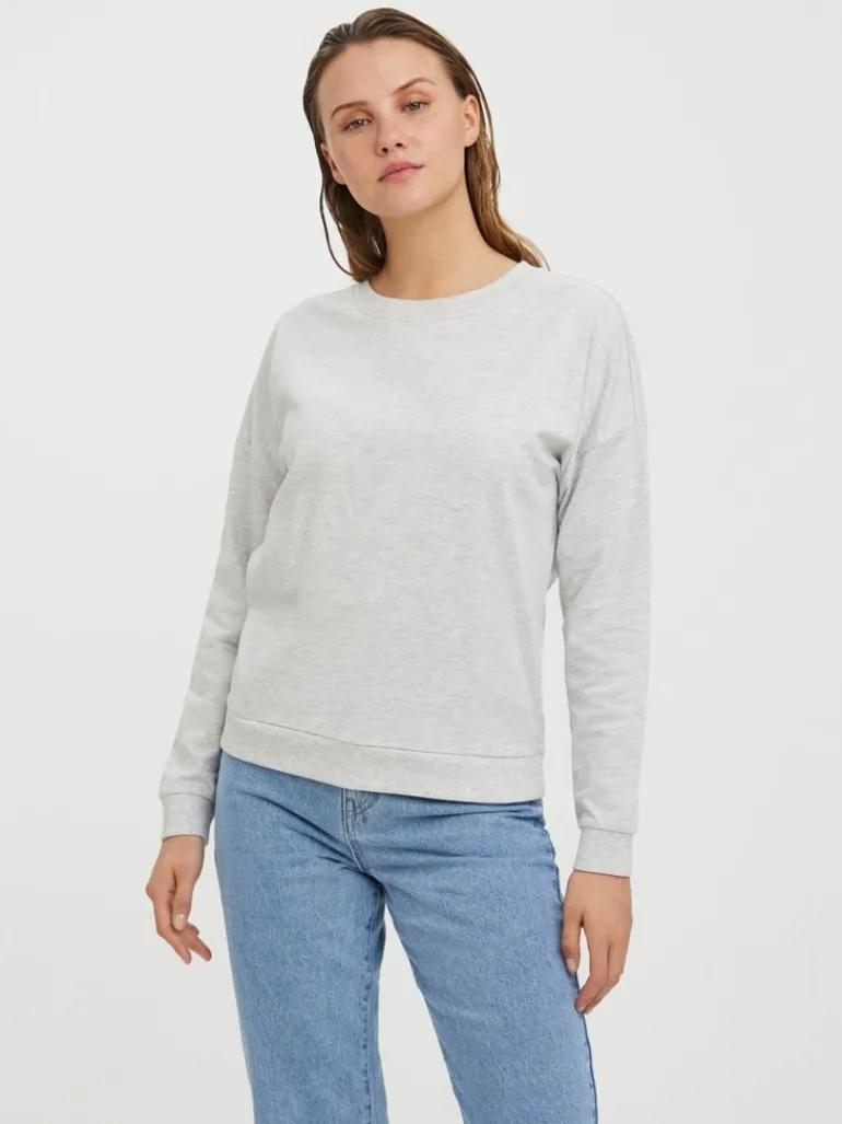 VMOCTAVIA LS SWEAT NOOS light grey melange